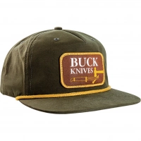 Бейсболка Buck Vintage Logo, зеленая купить в Старом Осколе