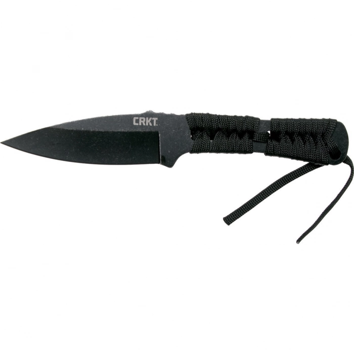 Фиксированный нож CRKT Utsidihi, сталь 8Cr13MoV, рукоять сталь с нейлоновой обмоткой