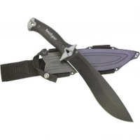 Кукри мачете Camp 10 — Kershaw 1077, сталь 65MN Carbon, рукоять прорезиненный термопластик купить в Старом Осколе