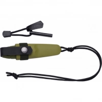 Нож Morakniv Eldris + огниво , цвет зеленый купить в Старом Осколе