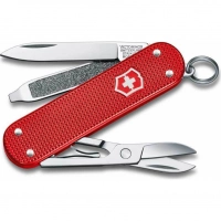 Нож перочинный Victorinox Classic Alox SD Colors, Sweet Berry (0.6221.201G) красный, 58 мм 7 функций купить в Старом Осколе