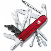 Нож перочинный Victorinox CyberTool, сталь X55CrMo14, рукоять Cellidor®, полупрозрачный красный купить в Старом Осколе