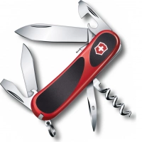Нож перочинный Victorinox EvoGrip S101, сталь X50CrMoV15, рукоять термопластик GRN, красно-чёрный купить в Старом Осколе