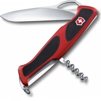 Нож перочинный Victorinox RangerGrip 63, сталь X55CrMo14, рукоять полиамид, красно-чёрный купить в Старом Осколе