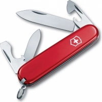 Нож перочинный Victorinox Recruit, сталь X55CrMo14, рукоять Cellidor®, красный купить в Старом Осколе