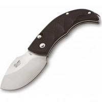 Нож складной LionSteel Skinner 8901 G10, сталь 440C Satin Finish, рукоять стеклотекстолит, чёрный купить в Старом Осколе