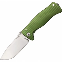 Нож складной LionSteel SR1A GS GREEN, сталь D2 Satin Finish, рукоять алюминий (Solid®), зелёный купить в Старом Осколе