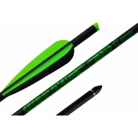 Стрела арбалетная карбоновая Centershot Toxic Carbon 20″ Half Moon Nock купить в Старом Осколе