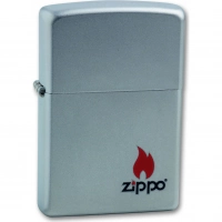 Зажигалка ZIPPO Satin Chrome, латунь с ник.-хром. покрыт., серебр., матовая, 36х56х12 мм купить в Старом Осколе